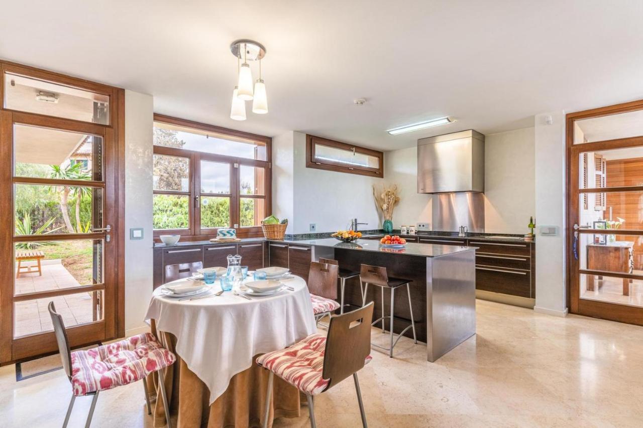 Villa De Lujo Con Piscina, Jacuzzi, Jardin Y Terraza Marratxi Luaran gambar